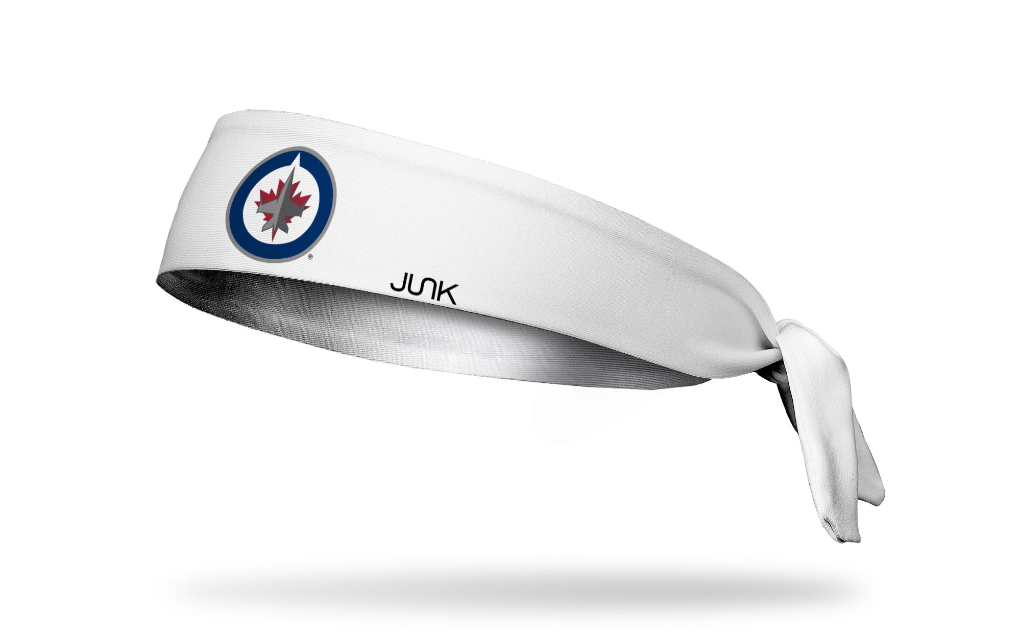 Junk NHL Winnipeg Jets: Logo White Tie Headband - White by Junk Brands