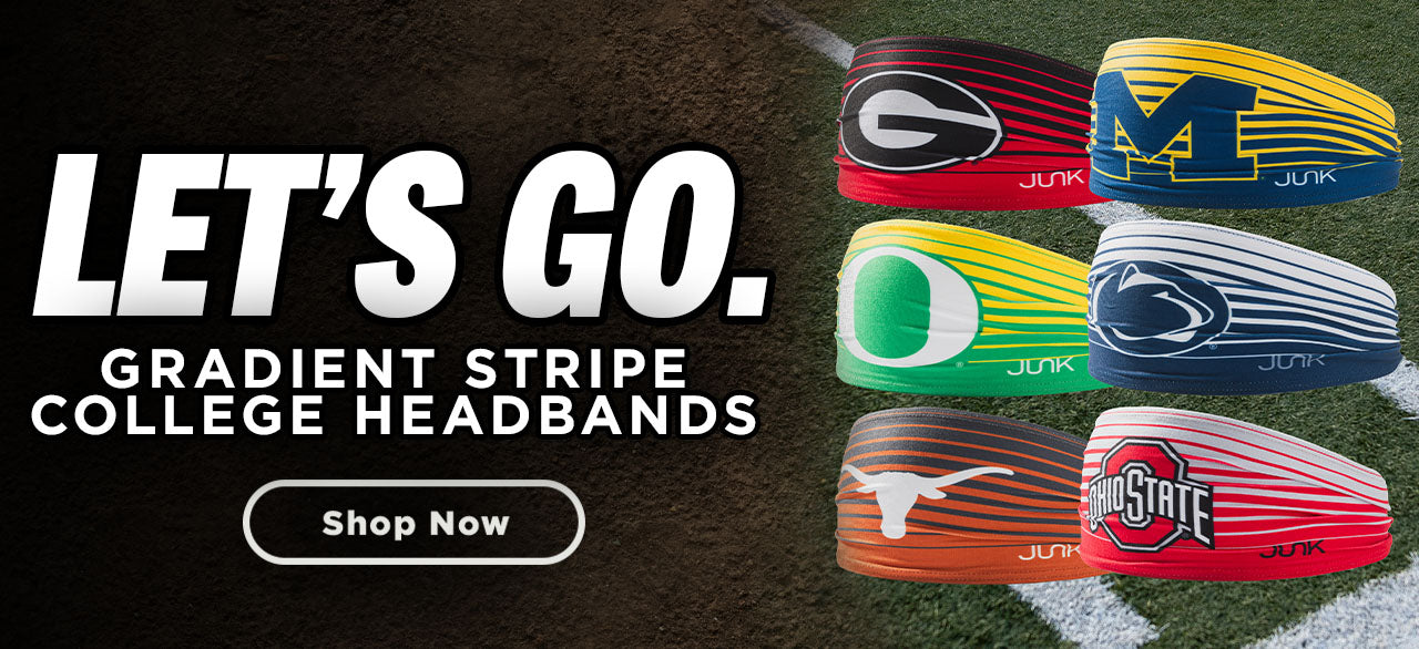 Let's Go. Gradient Stripe College headbands, Shop Now