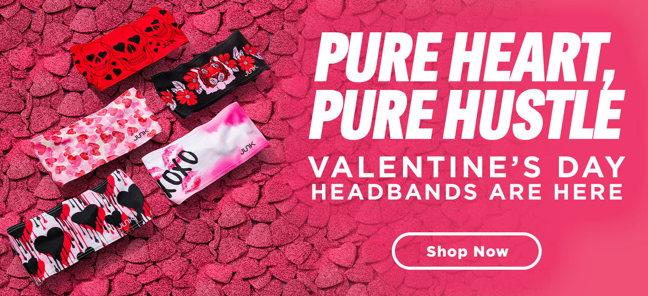 Pure Heart, Pure Hustle. Valentine's Day Headbands are here. Shop Now