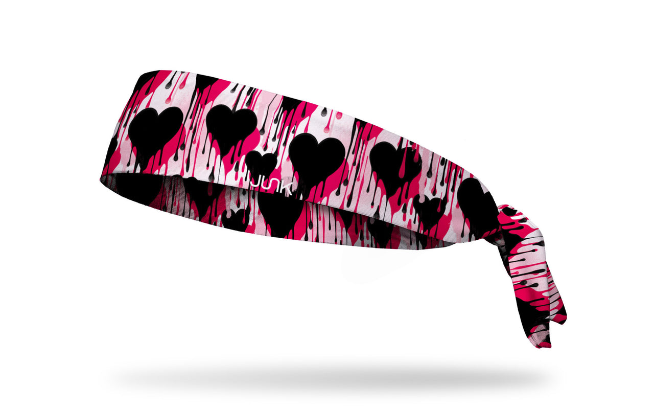 Bleeding Hearts Flex Tie Headband - View 1