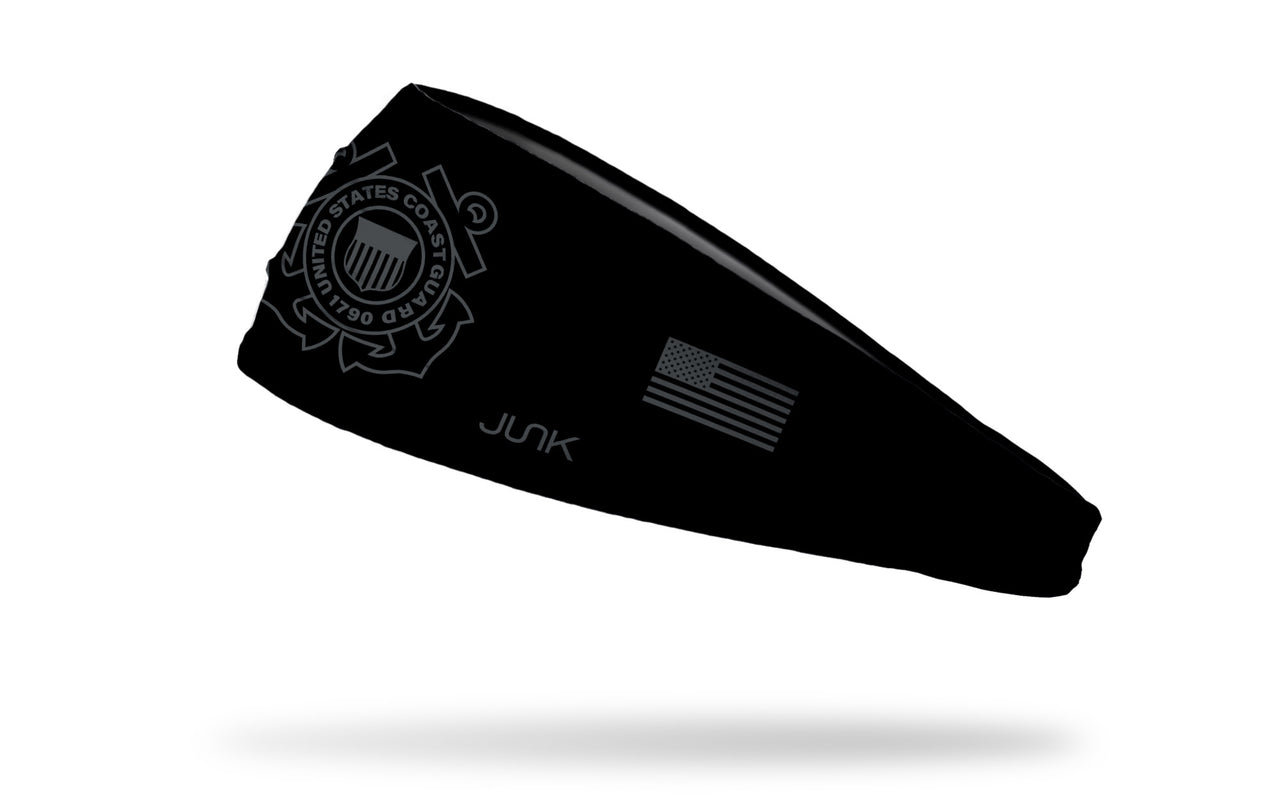 Coast Guard: Logo Gray Headband - View 1