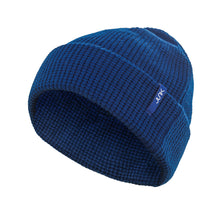 Midnight Blue Waffle Knit Beanie - View 1