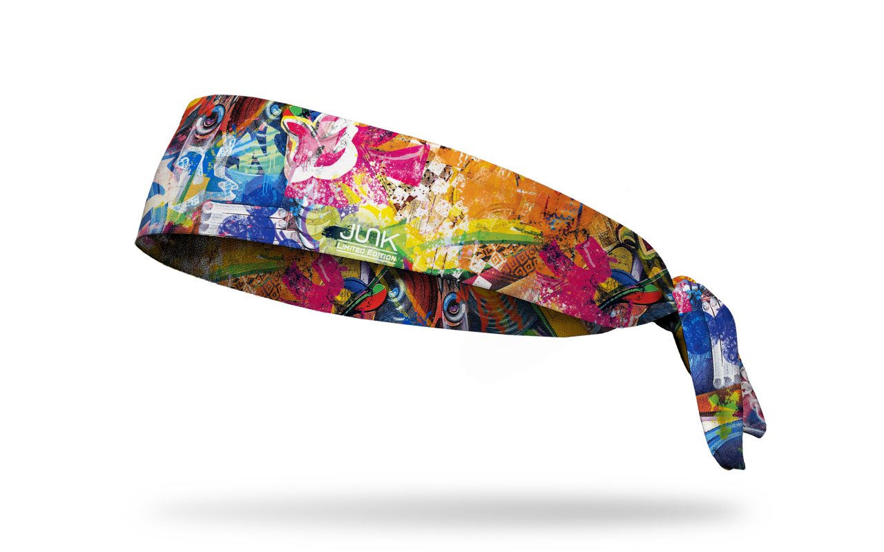 Graffiti Party Tie Headband - Limited Edition - View 1