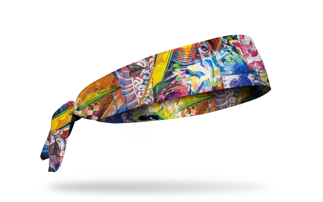 Graffiti Party Tie Headband - Limited Edition - View 2