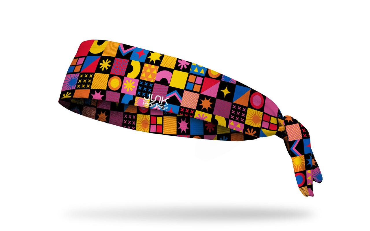 Mosaic Madness Tie Headband - Limited Edition - View 1