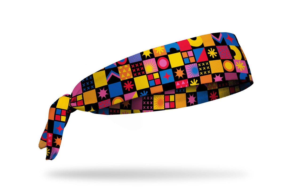 Mosaic Madness Tie Headband - Limited Edition - View 2