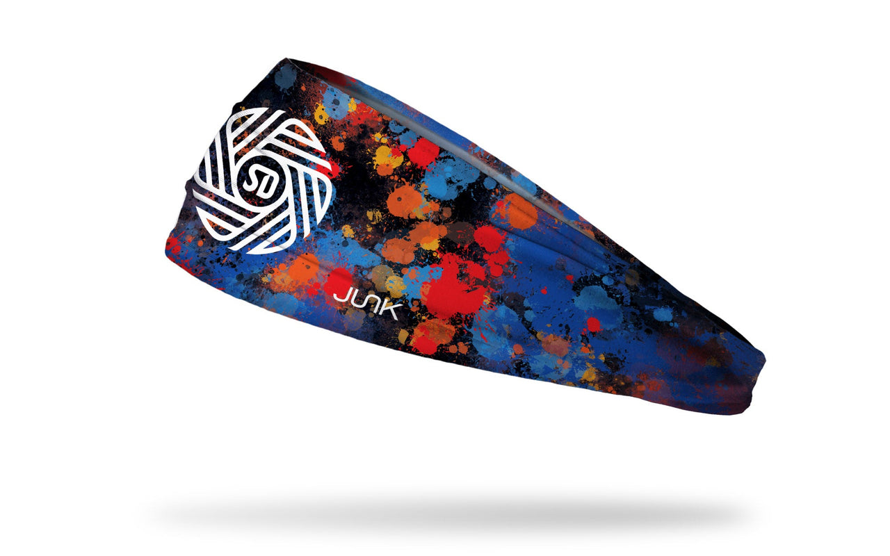 San Diego FC: Splatter Headband - View 1