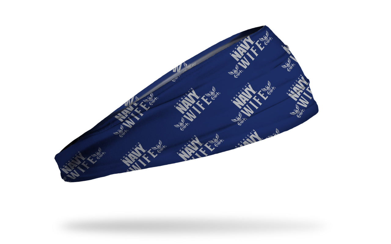 Navy: Wife Headband - View 2