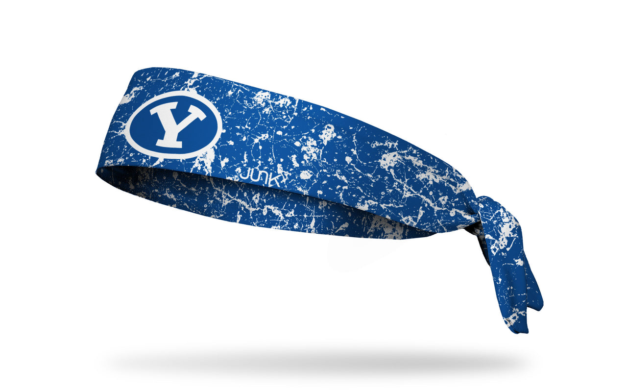 Brigham Young University: Splatter Tie Headband - View 1