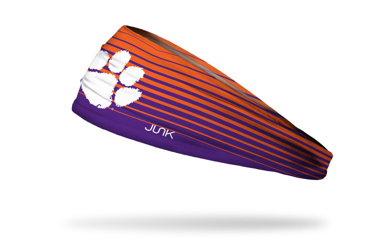 Clemson Tigers: Gradient Stripe Headband - View 1