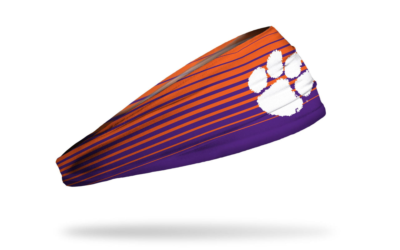 Clemson Tigers: Gradient Stripe Headband - View 2