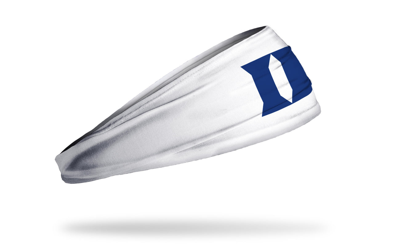 Duke University: Logo White Headband - View 2