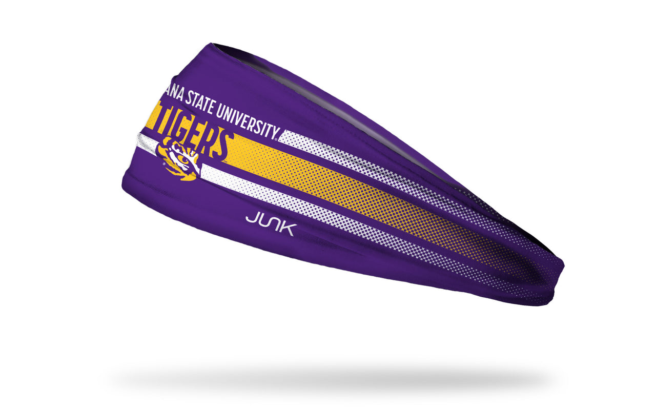 Louisiana State University: Faded Stripe Big Bang Lite Headband - View 1