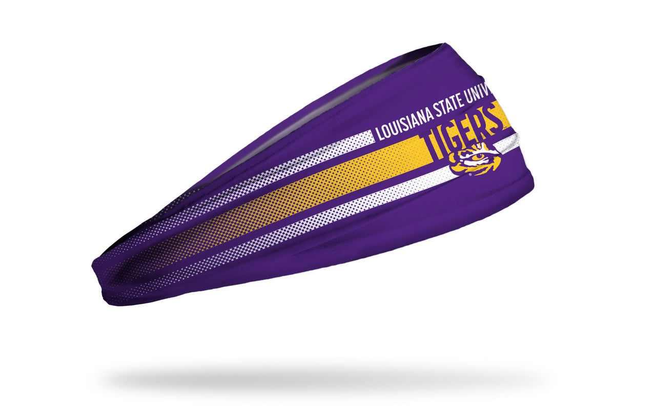 Louisiana State University: Faded Stripe Big Bang Lite Headband - View 2