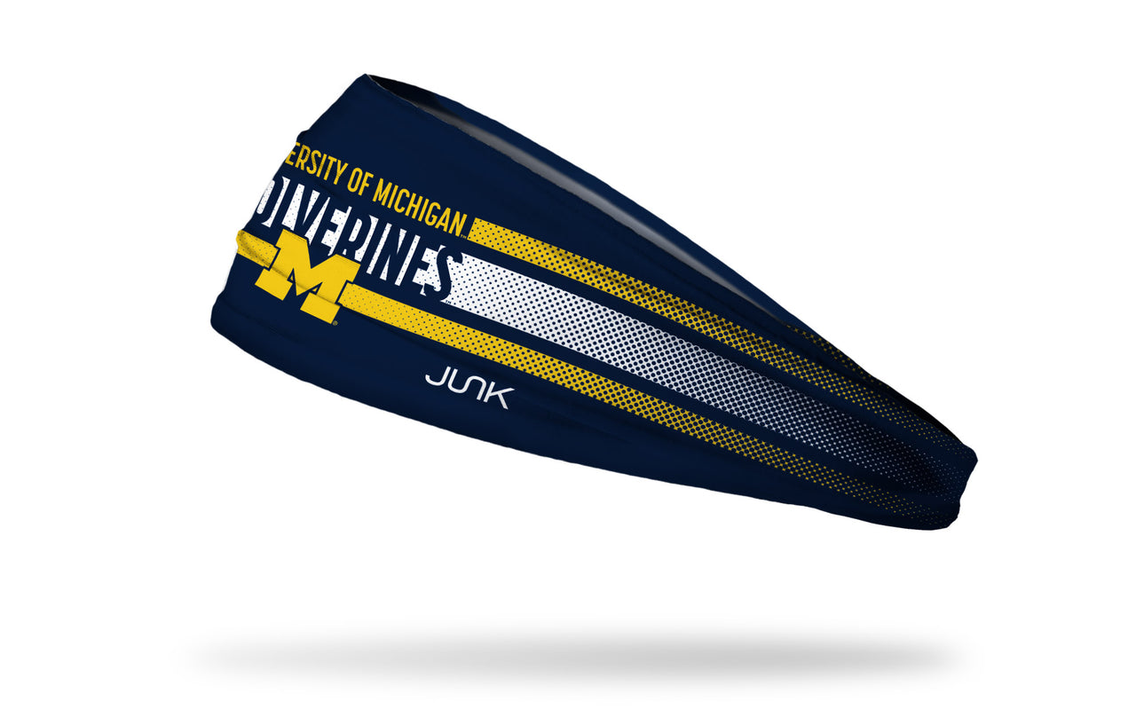 University of Michigan: Faded Stripe Big Bang Lite Headband - View 1