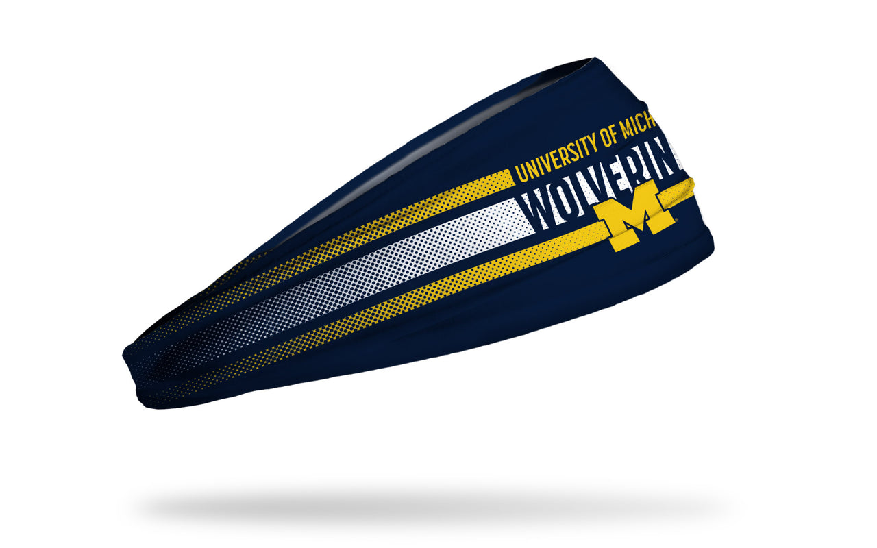 University of Michigan: Faded Stripe Big Bang Lite Headband - View 2