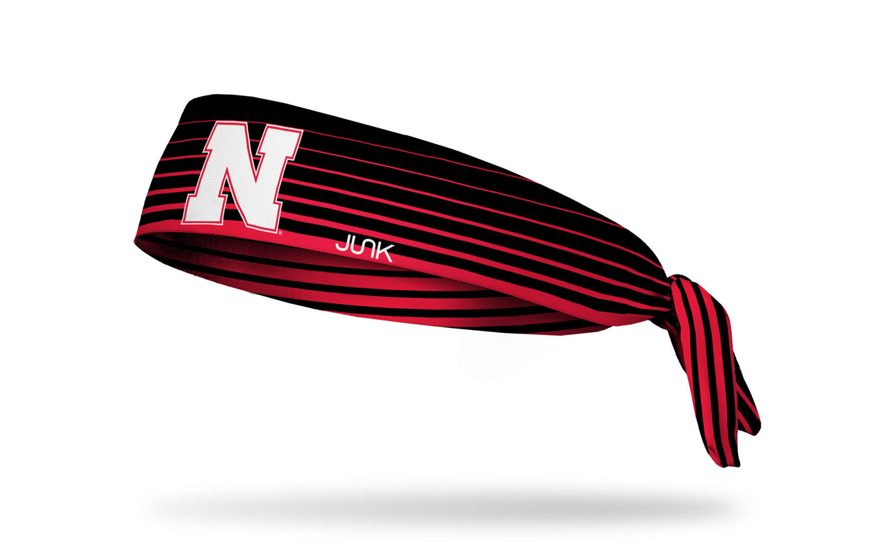 University of Nebraska: Gradient Stripe Tie Headband - View 1