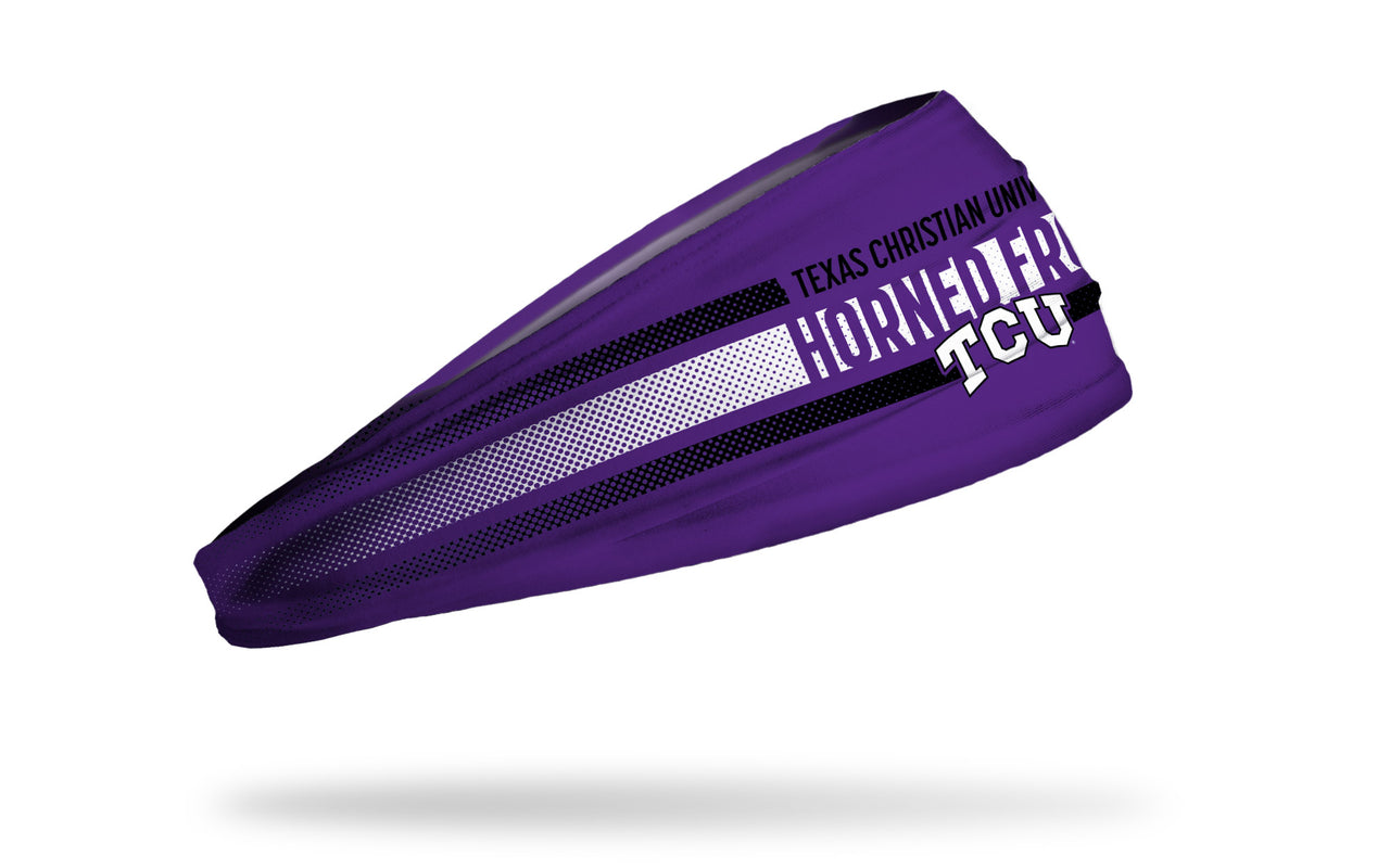 Texas Christian University: Faded Stripe Big Bang Lite Headband - View 2