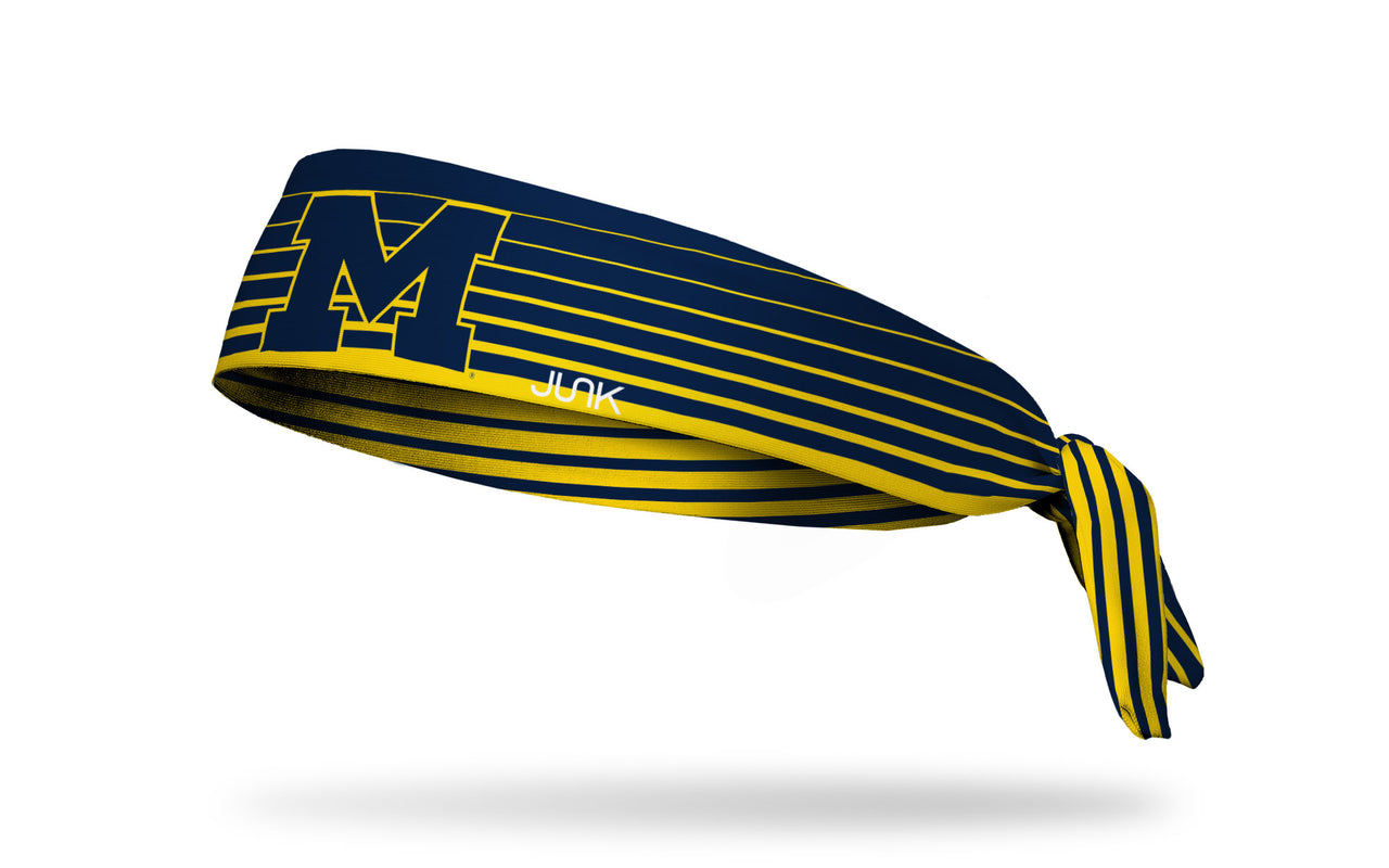 University of Michigan: Gradient Stripe Tie Headband - View 1