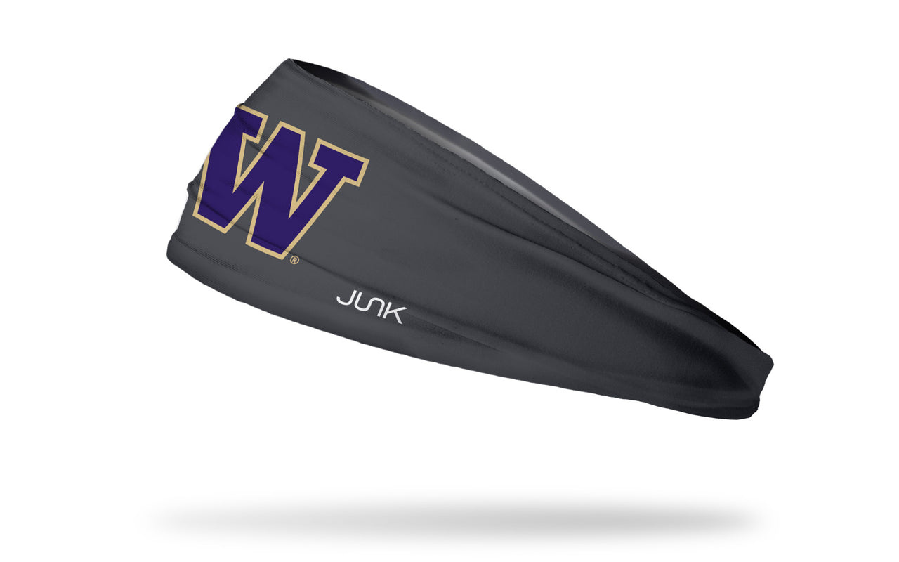 University of Washington: Logo Gray Headband