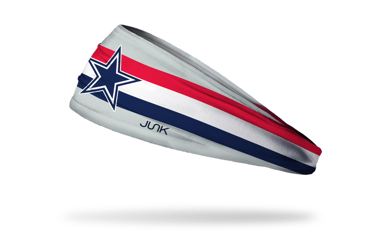 Dallas Cowboys: RWB Helmet Stripe Headband - View 1