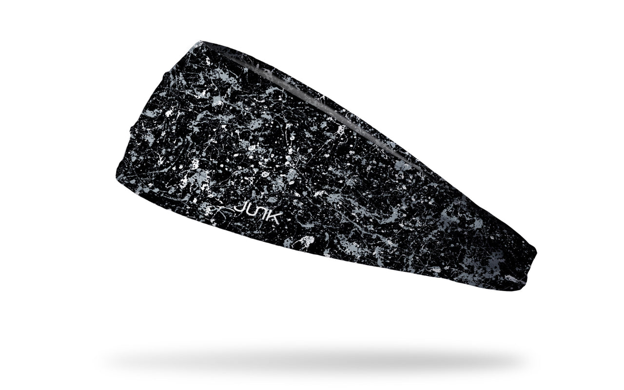 Black Silver Splatter Big Bang Lite Headband - View 1