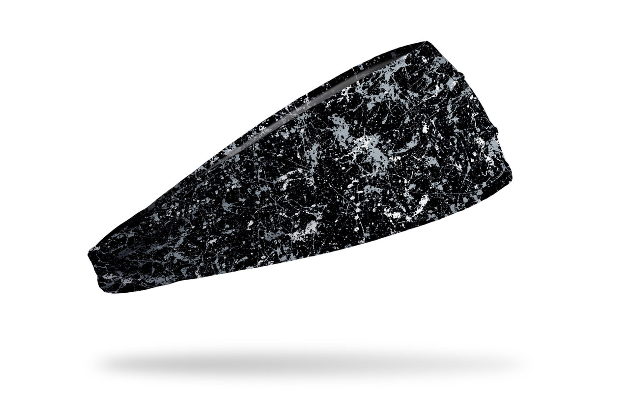 Black Silver Splatter Big Bang Lite Headband - View 2