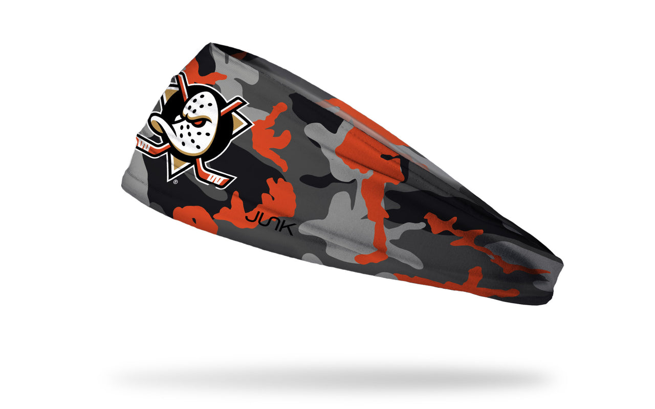 Anaheim Ducks: Camo Pop Big Bang Lite Headband - View 1