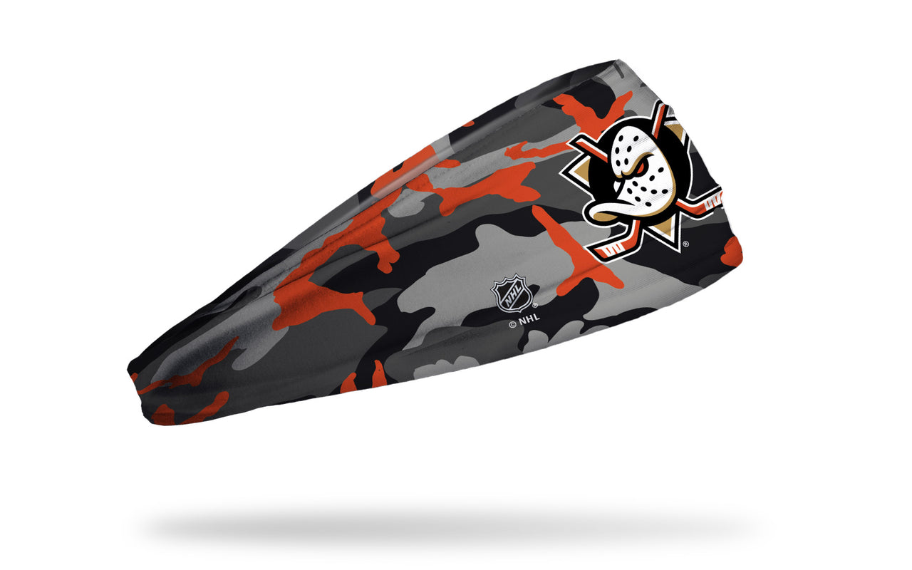 Anaheim Ducks: Camo Pop Big Bang Lite Headband - View 2