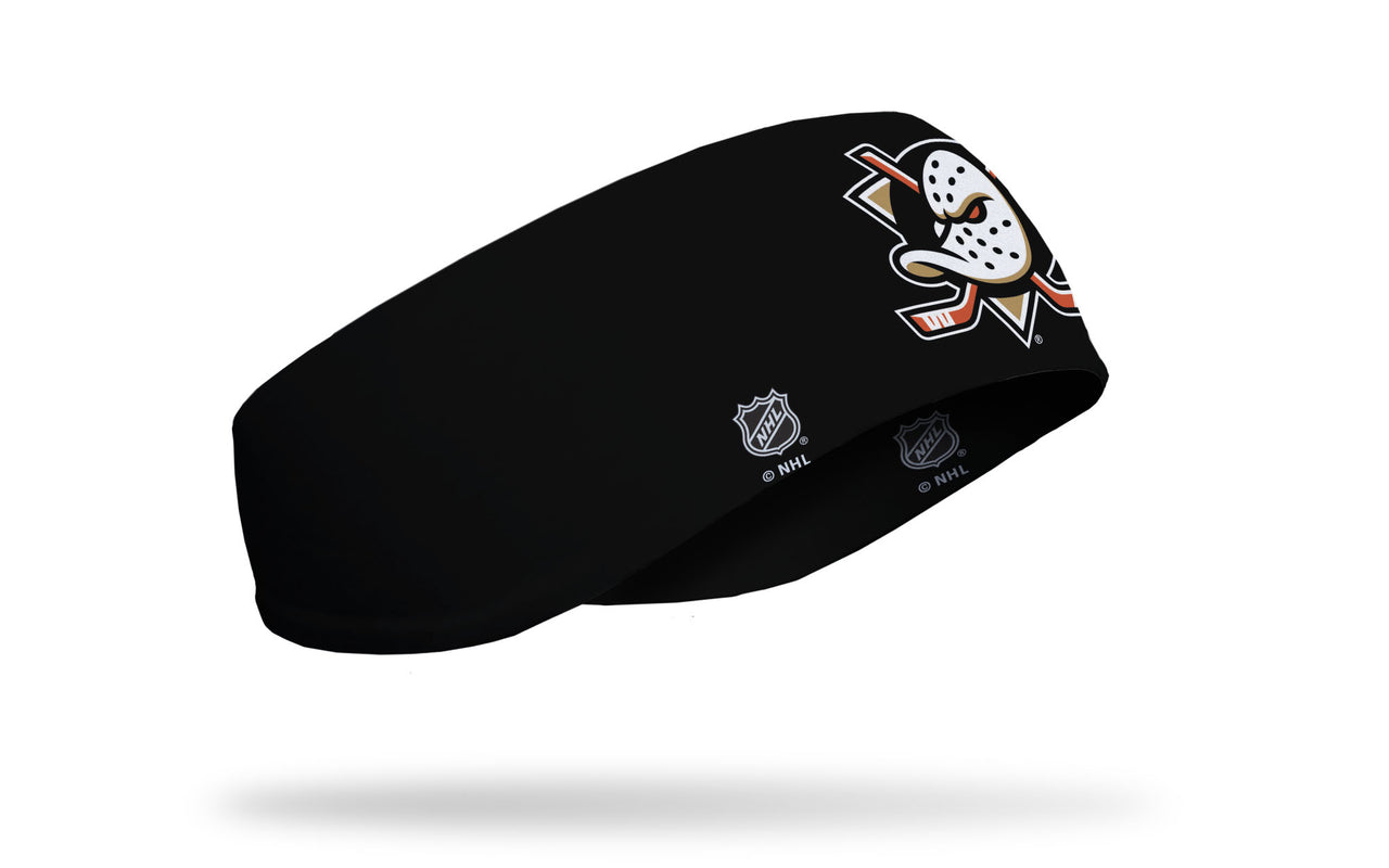 Anaheim Ducks: Logo Black Ear Warmer - View 2