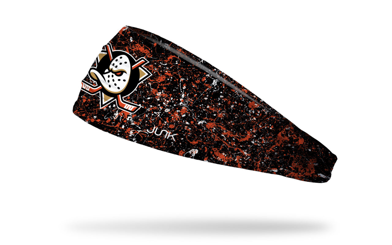 Anaheim Ducks: Splatter Headband - View 1