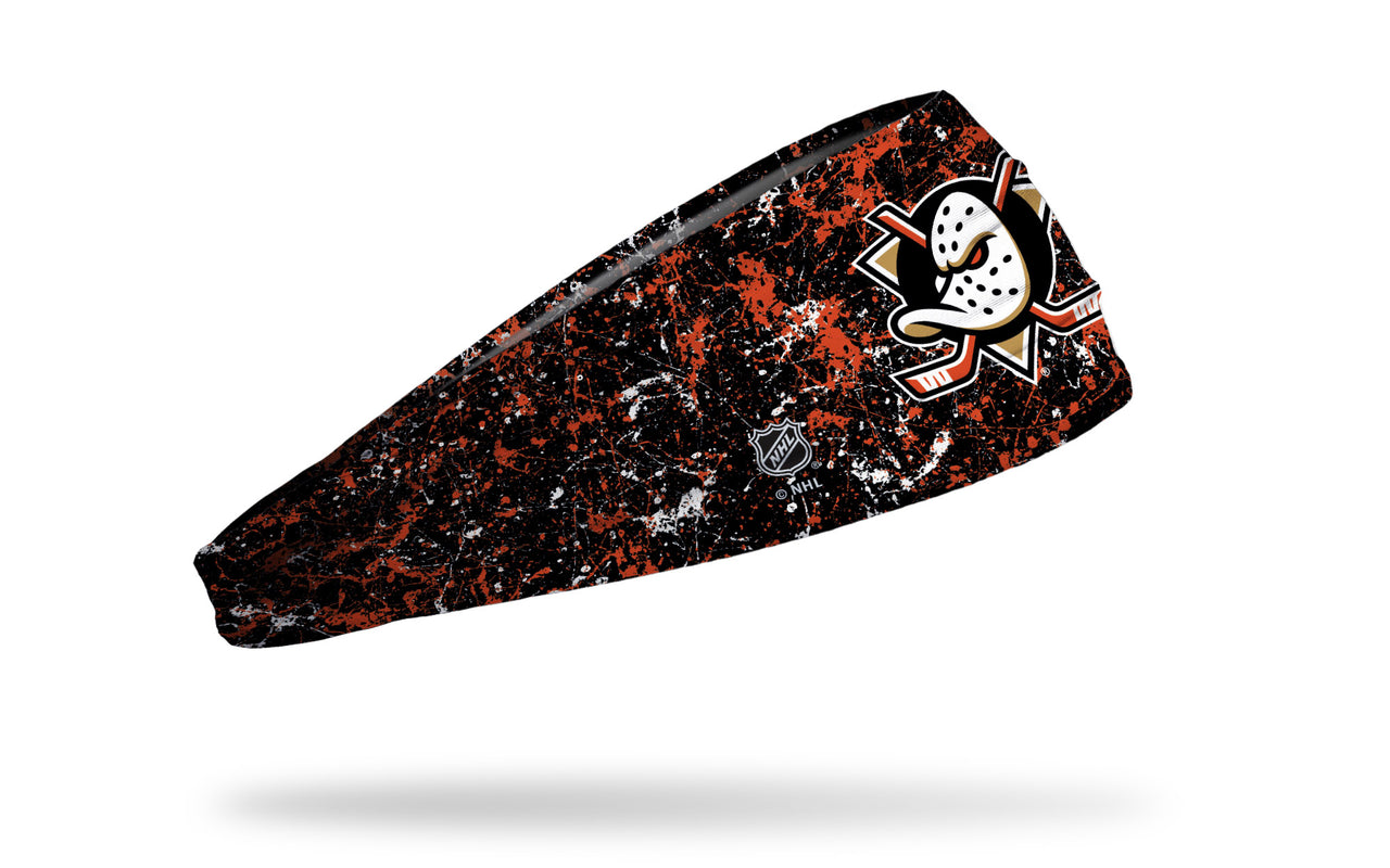 Anaheim Ducks: Splatter Headband - View 2