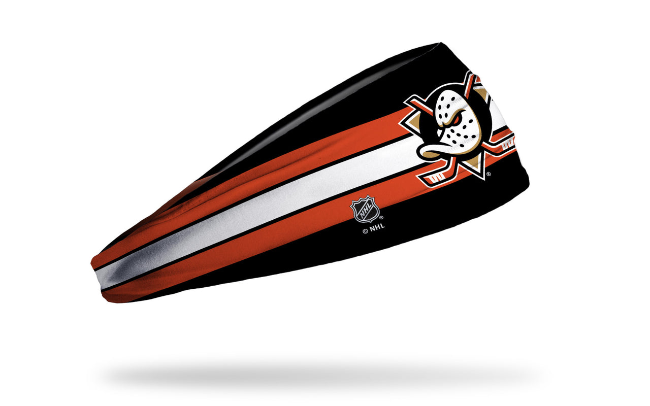 Anaheim Ducks: Stripe Big Bang Lite Headband - View 2