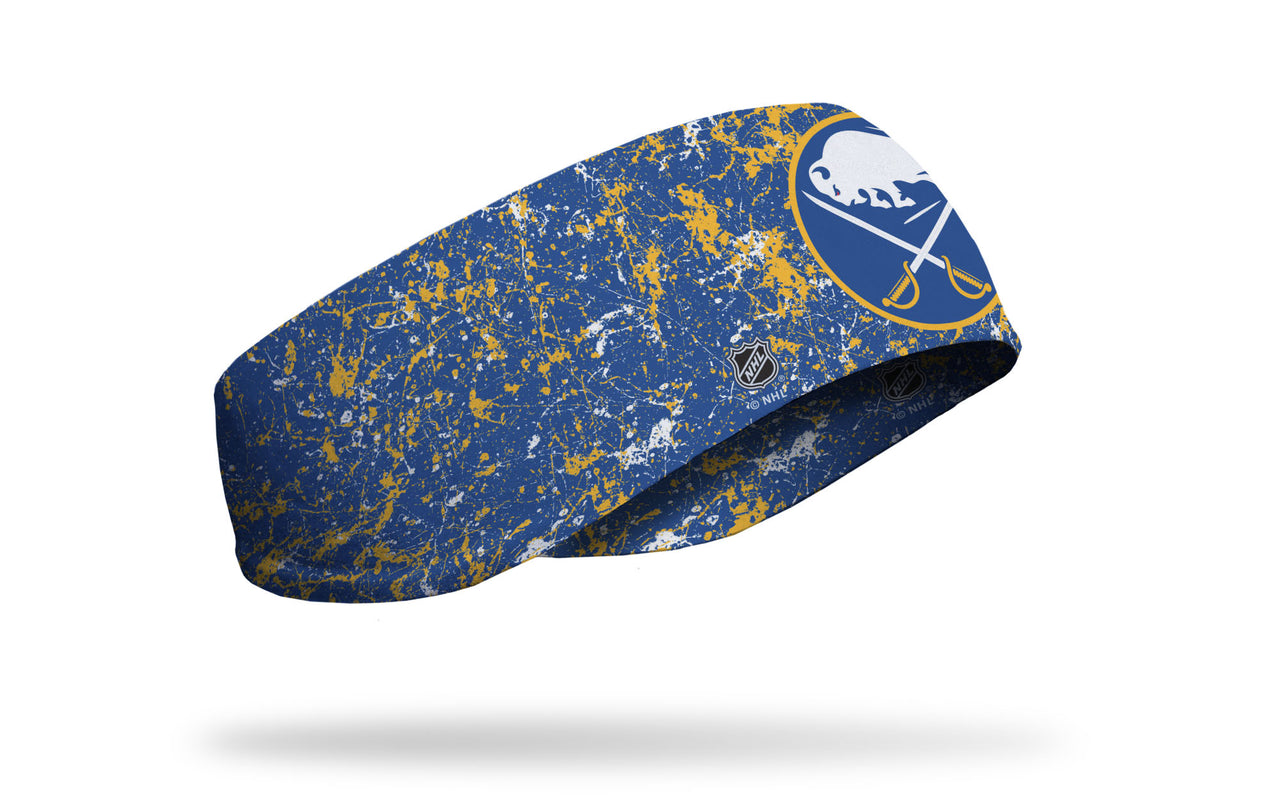 Buffalo Sabres: Splatter Ear Warmer - View 2