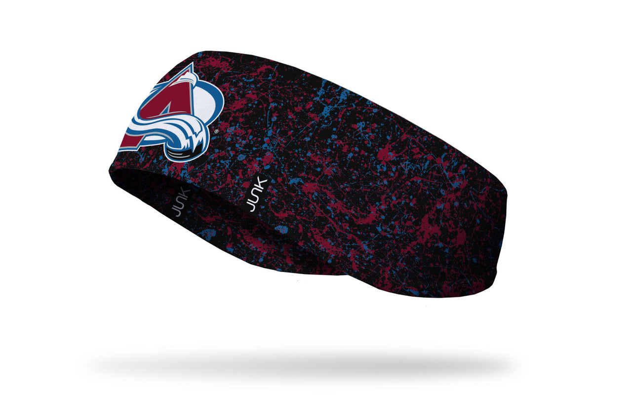 Colorado Avalanche: Splatter Ear Warmer - View 1