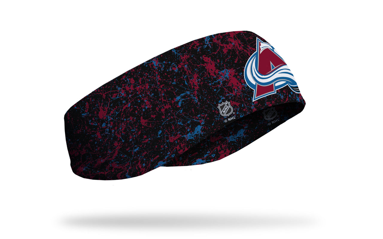 Colorado Avalanche: Splatter Ear Warmer - View 2