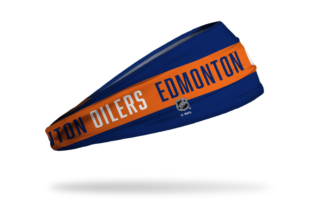 Edmonton Oilers : Game On Big Bang Lite Headband - View 2