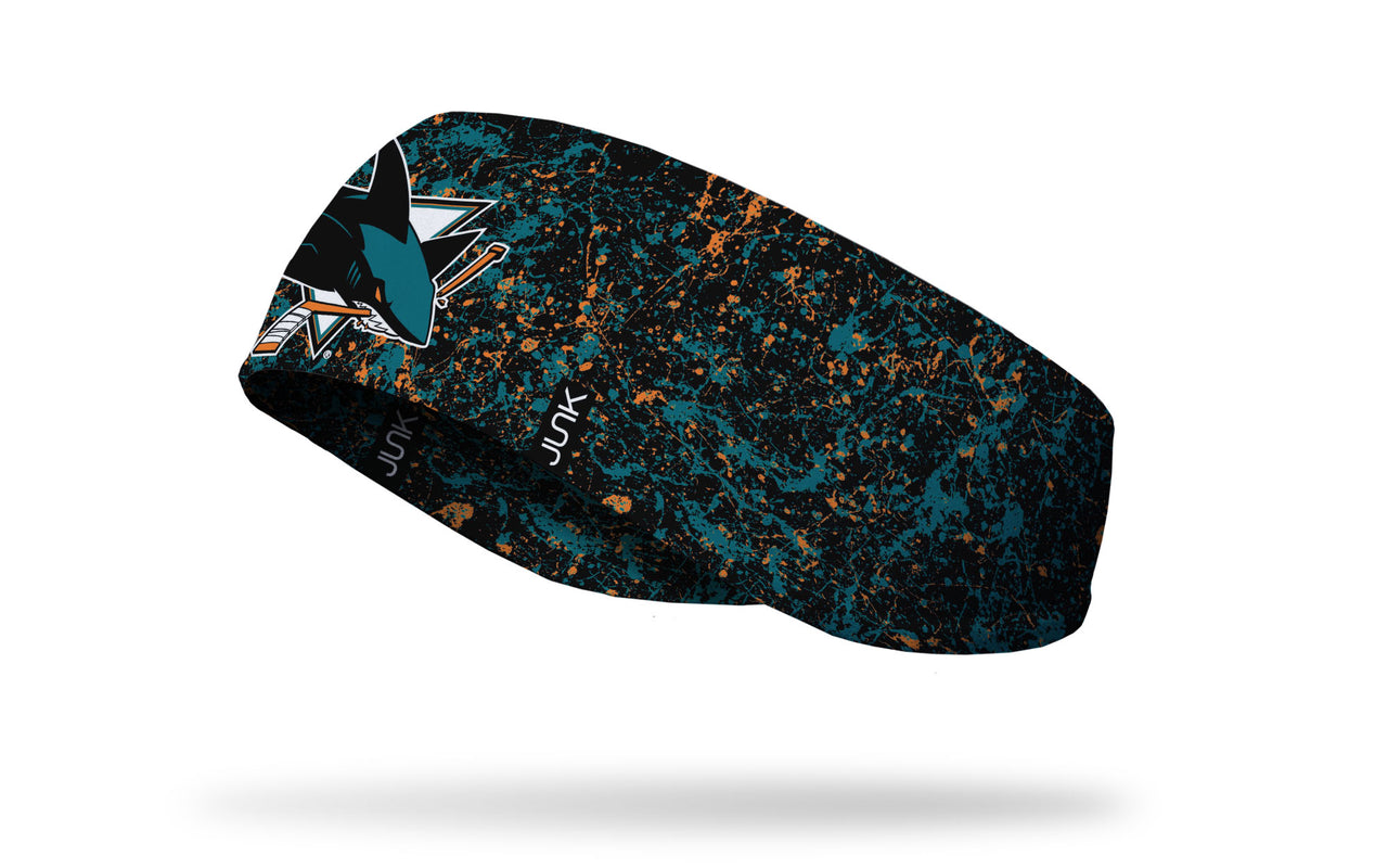 San Jose Sharks: Splatter Ear Warmer - View 1