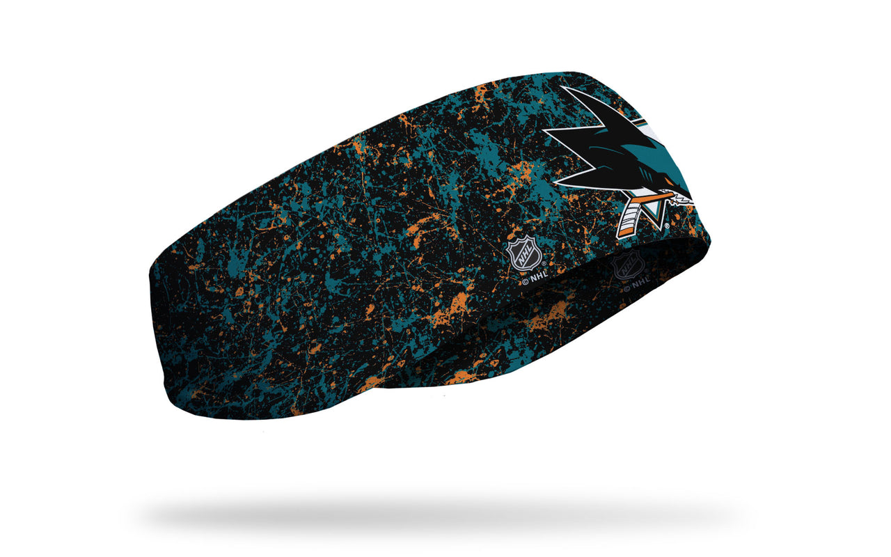 San Jose Sharks: Splatter Ear Warmer - View 2