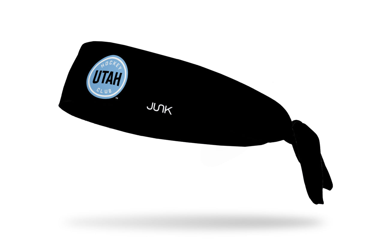 Utah Hockey Club: Logo Black Flex Tie Headband - View 1