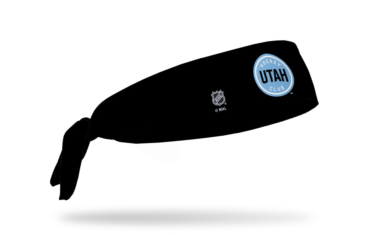 Utah Hockey Club: Logo Black Flex Tie Headband - View 2