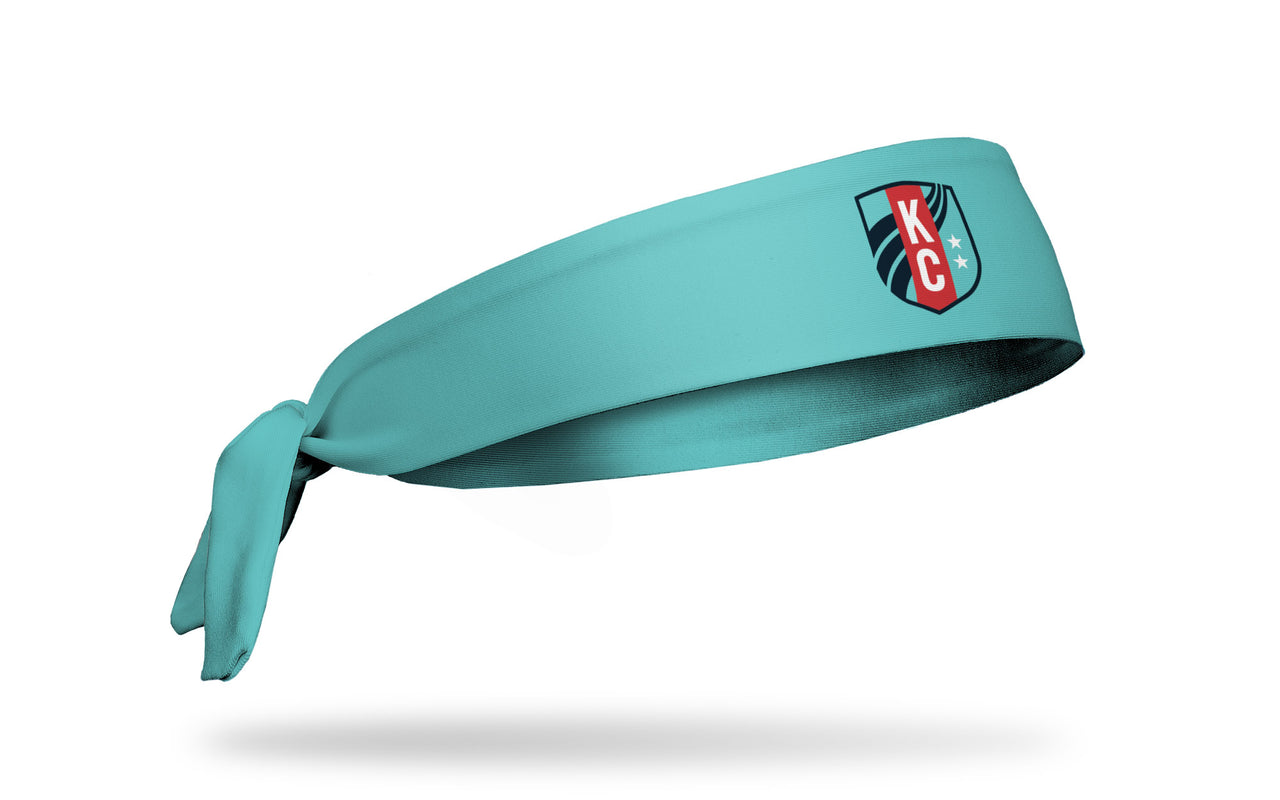 Kansas City Current: Logo Blue Tie Headband - View 2