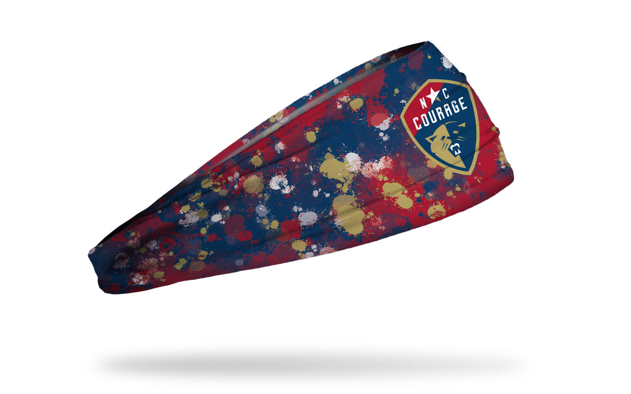 North Carolina Courage: Splatter Big Bang Lite Headband - View 2