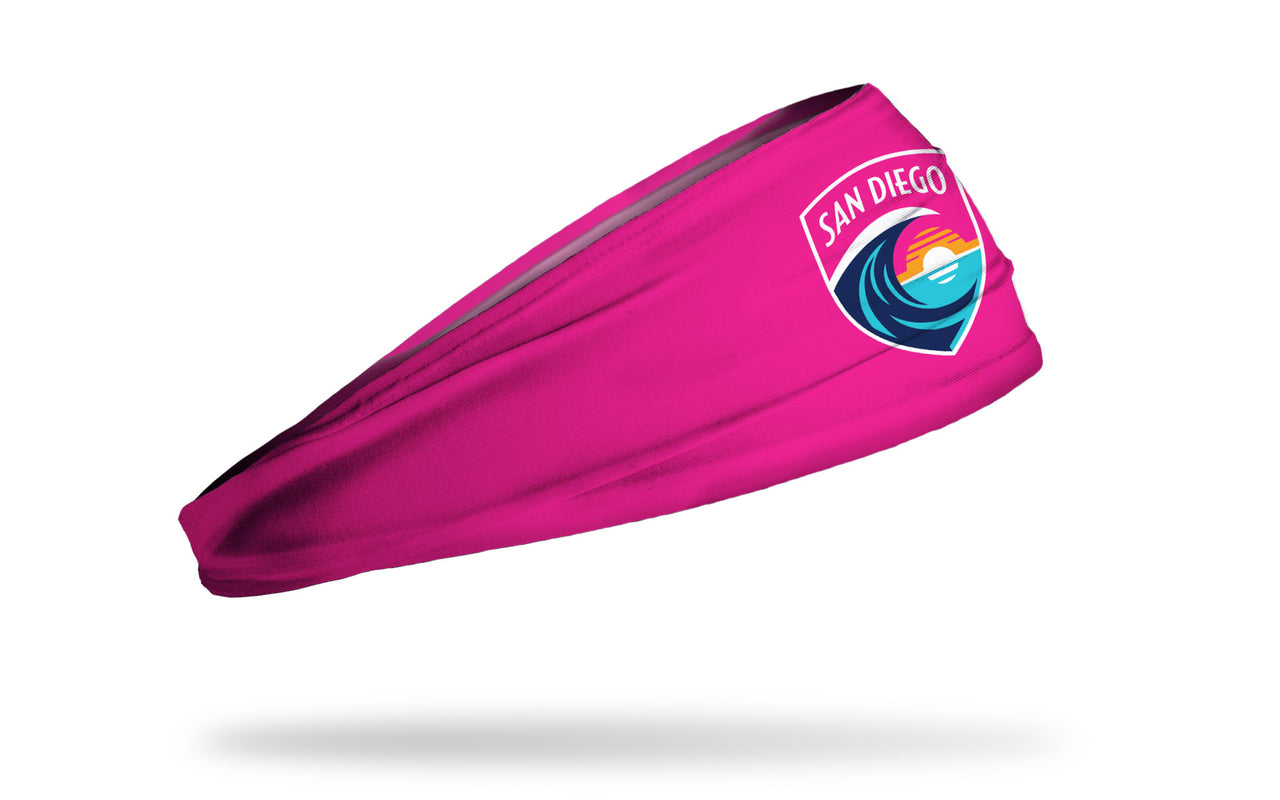 San Diego Wave FC: Logo Pink Headband - View 2
