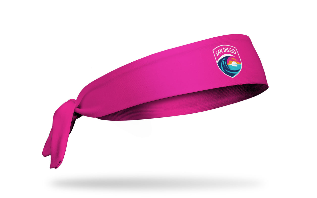 San Diego Wave FC: Logo Pink Tie Headband - View 2