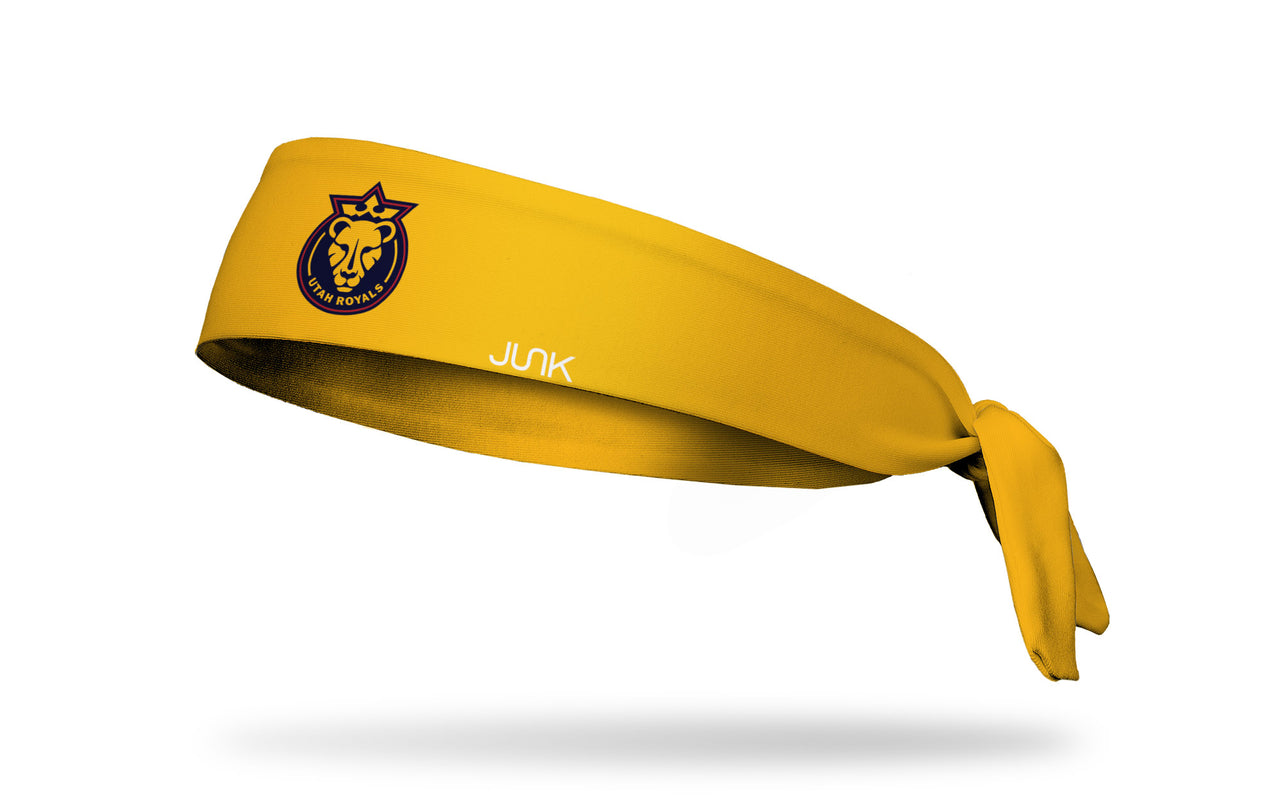 Utah Royals: Logo Yellow Tie Headband - View 1