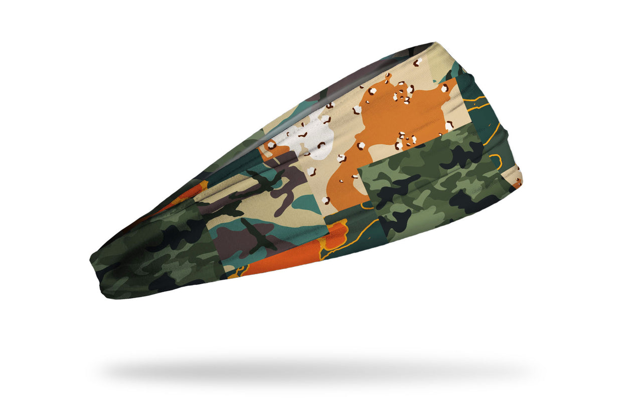 Patchwork Camo Headband - View 2