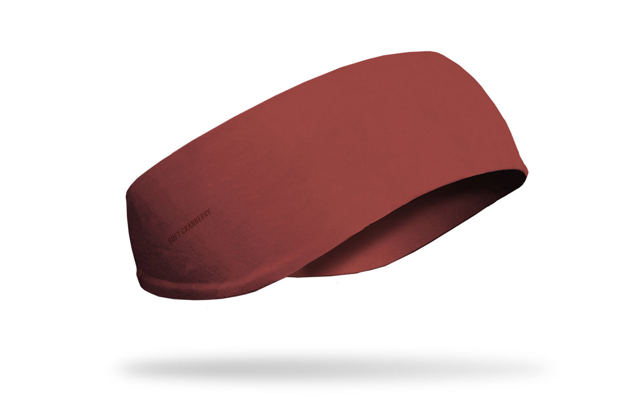 Soft Cranberry Ear Warmer - View 2