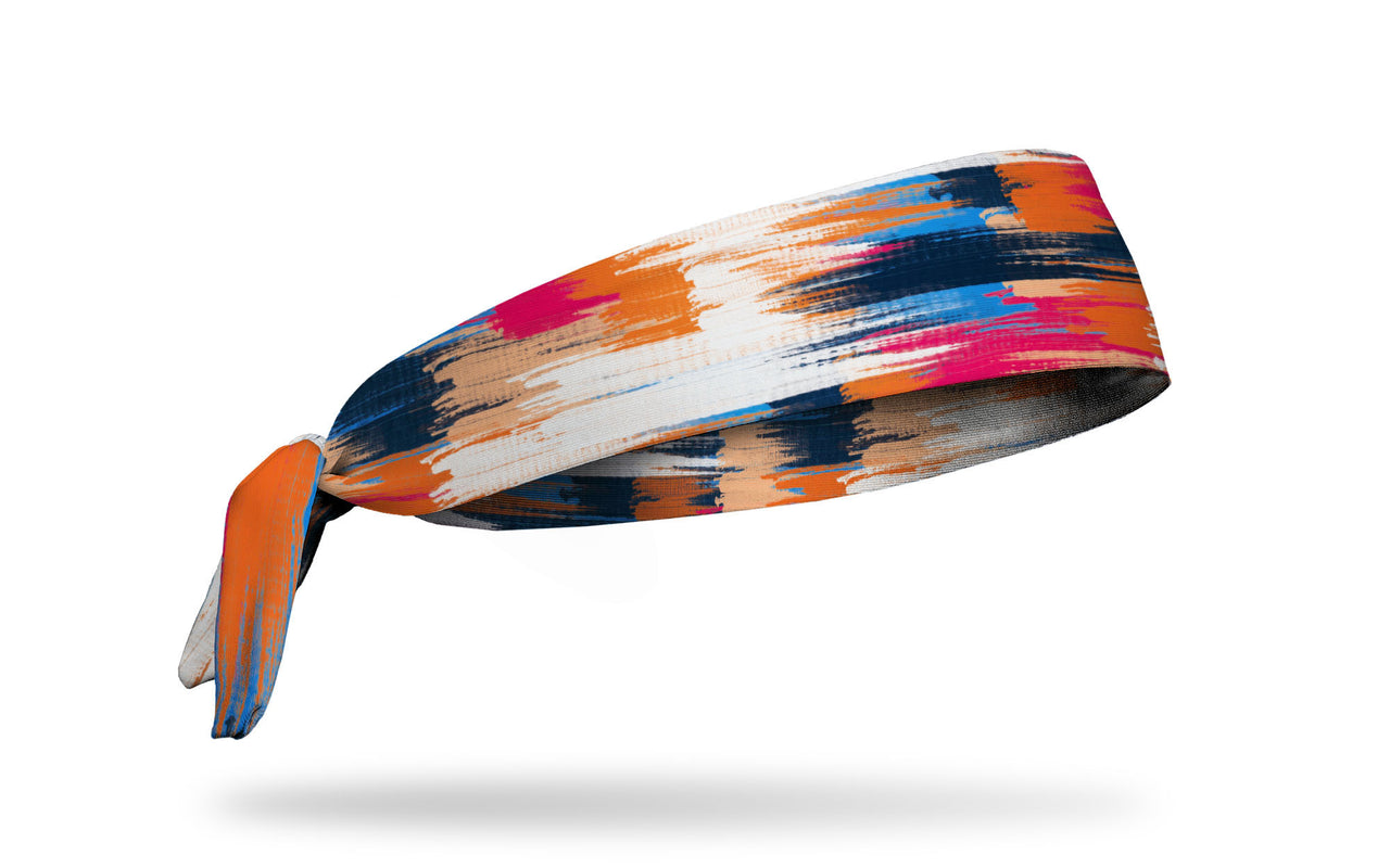 Sunset Strokes Tie Headband - View 2