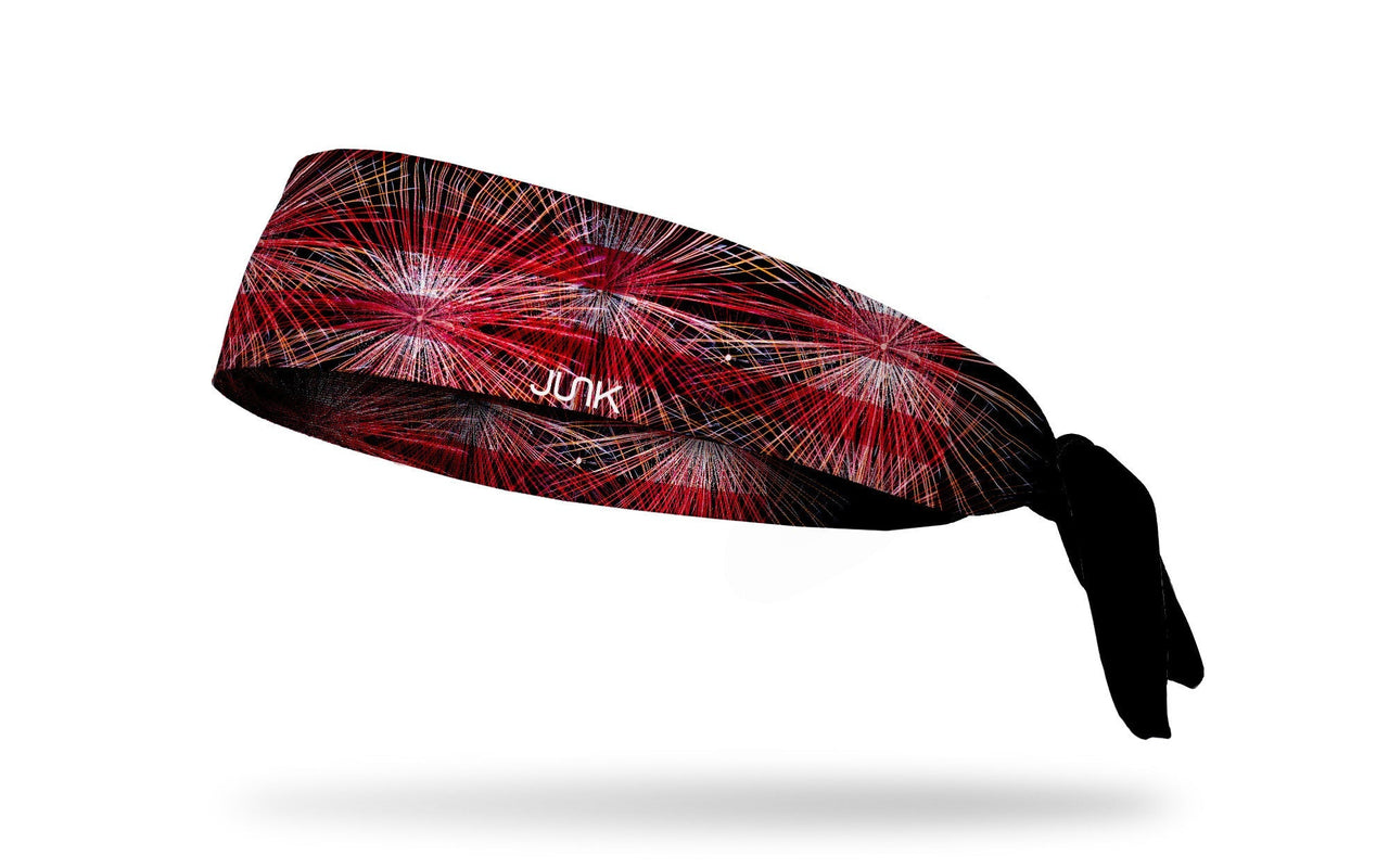 Red-White-And-BOOM Tie Headband - View 2